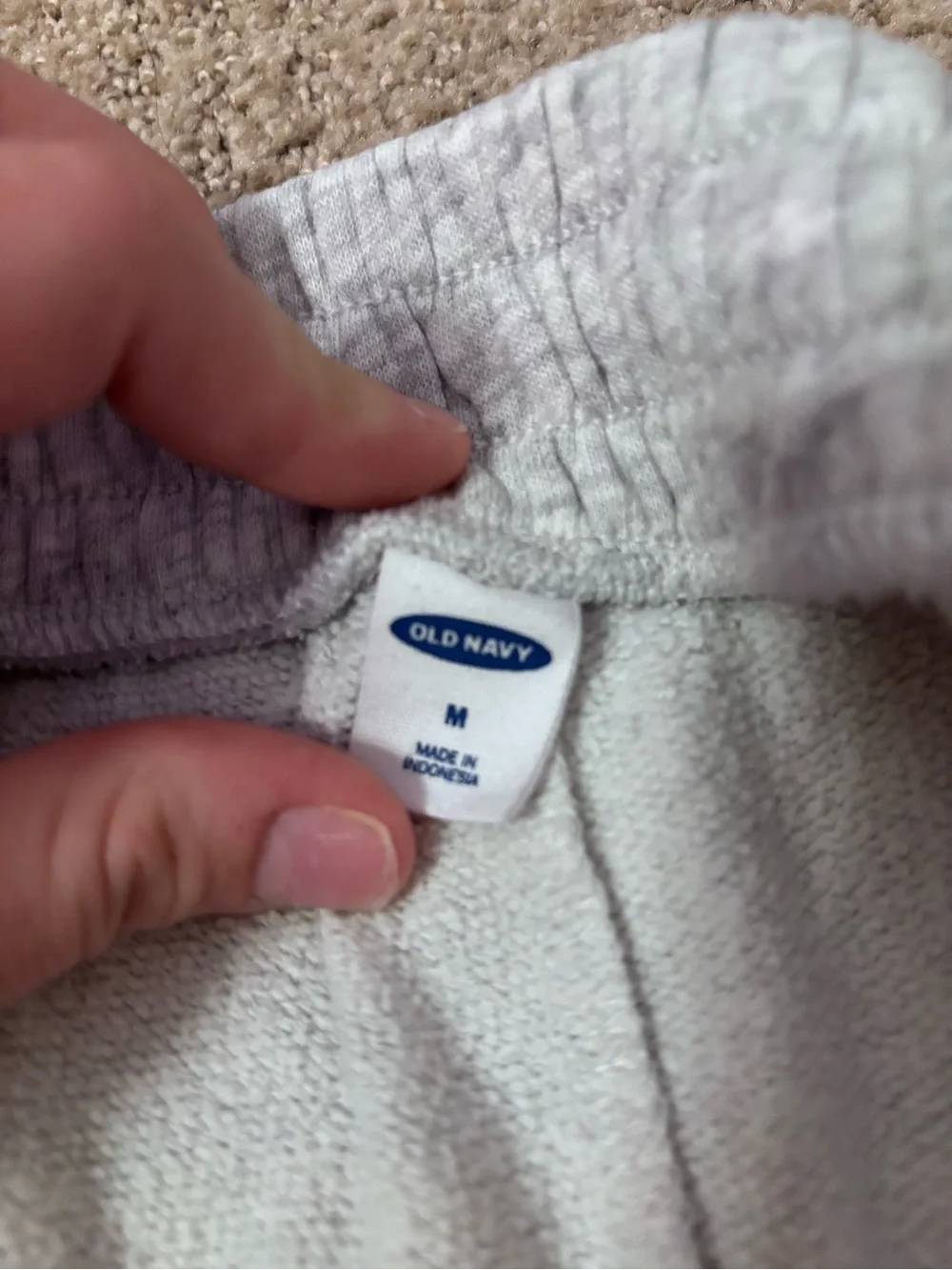 Old Navy Light Gray Kids Sweatpants — Elastic Waist Joggers